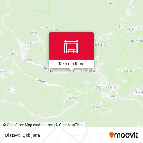 Blaževo map