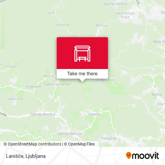 Lanišče map