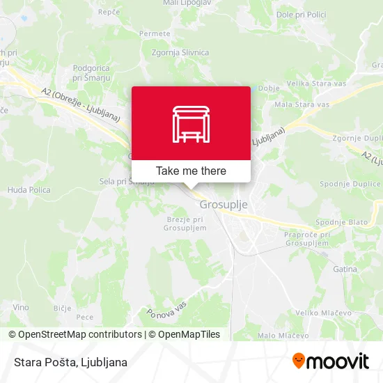 Stara Pošta map
