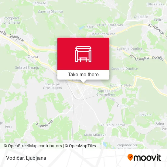 Vodičar map