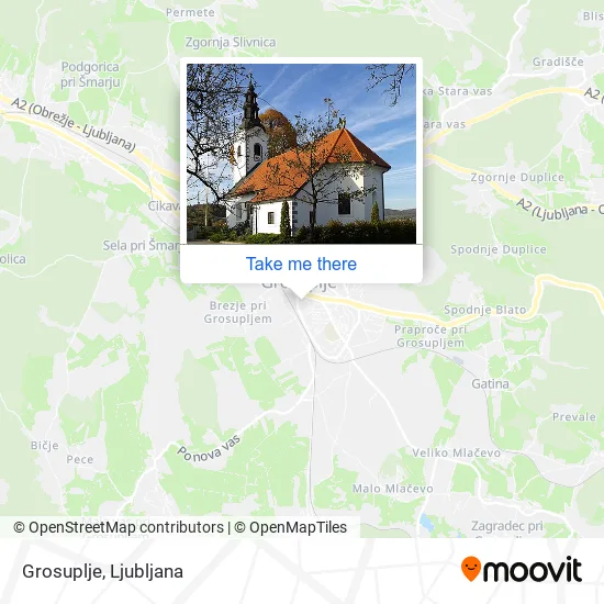Grosuplje map