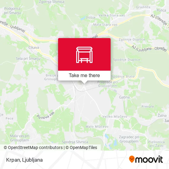 Krpan map