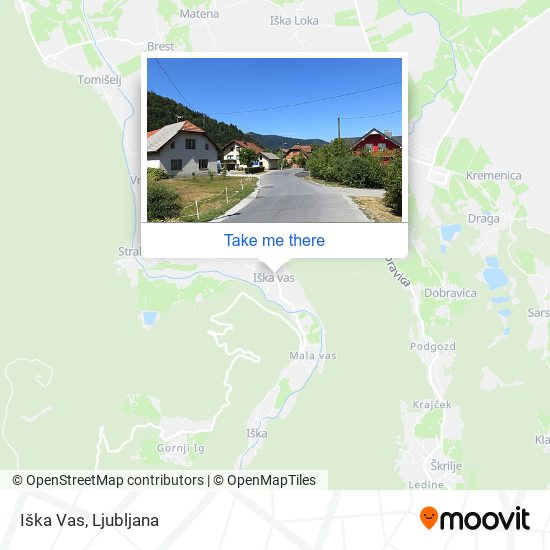 Iška Vas map