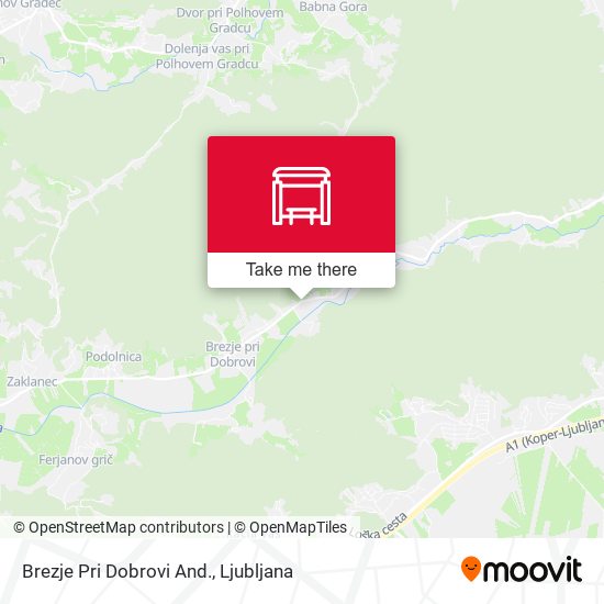 Brezje Pri Dobrovi And. map