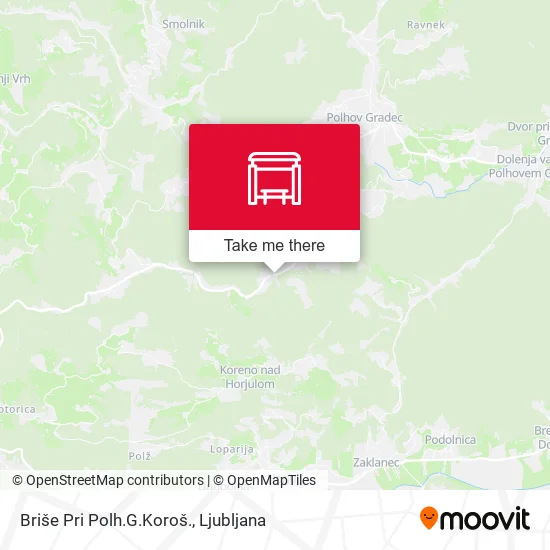 Briše Pri Polh.G.Koroš. map
