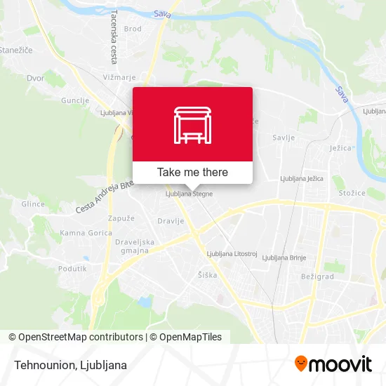 Tehnounion map