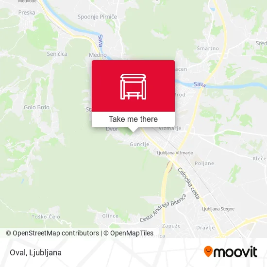 Oval map
