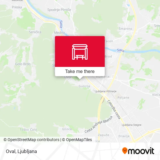 Oval map