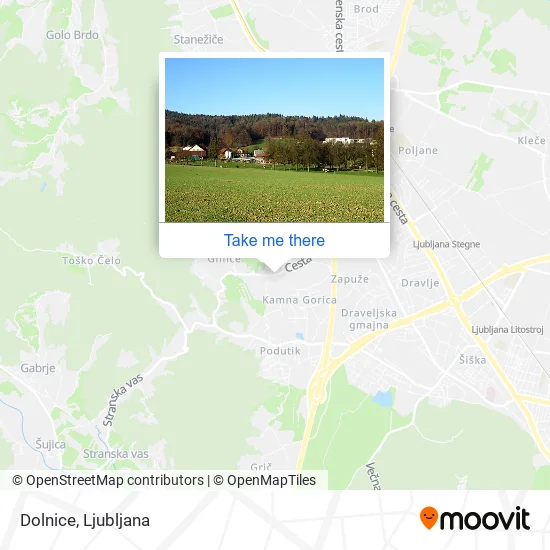 Dolnice map