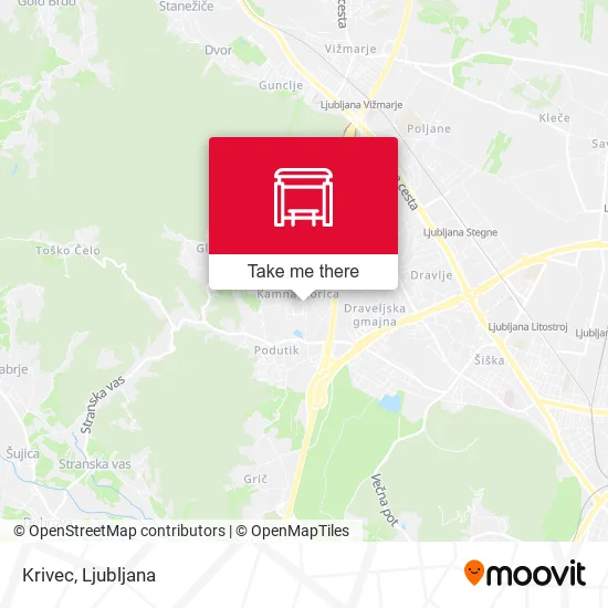 Krivec map