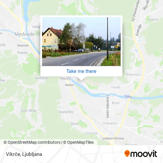 Vikrče map