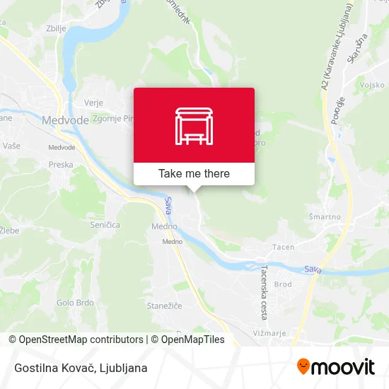 Gostilna Kovač map