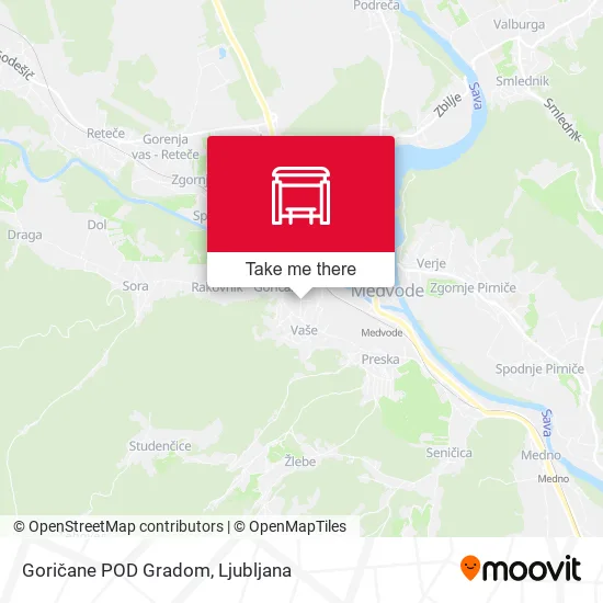 Goričane POD Gradom map