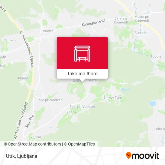Utik map