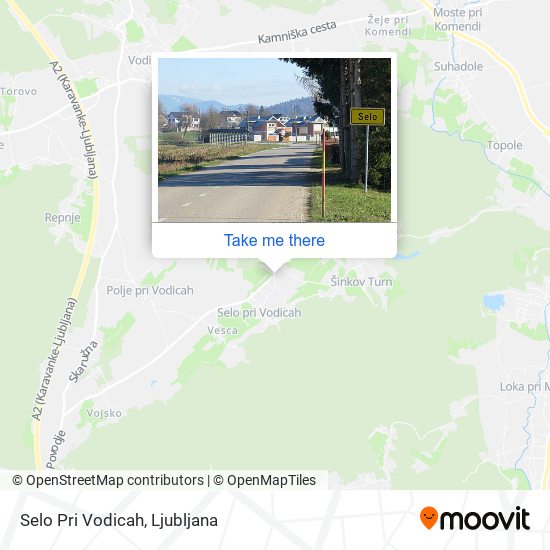 Selo Pri Vodicah map