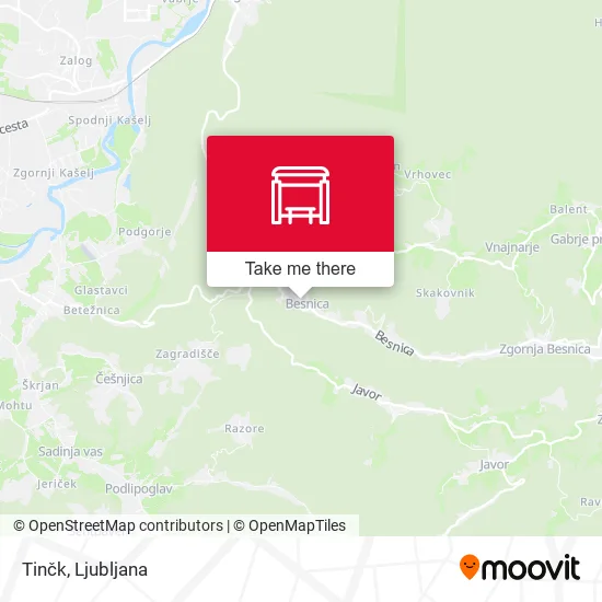 Tinčk map