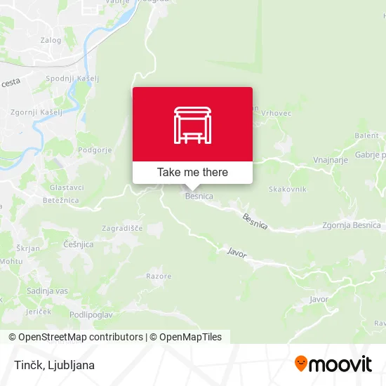Tinčk map
