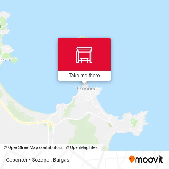 Карта Созопол / Sozopol