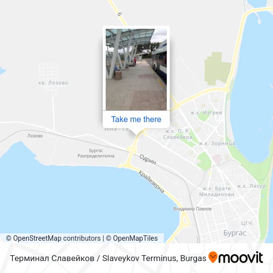 Карта Терминал Славейков / Slaveykov Terminus
