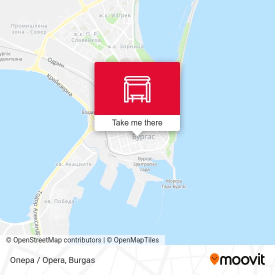 Карта Опера / Opera
