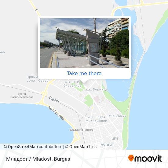 Младост / Mladost map