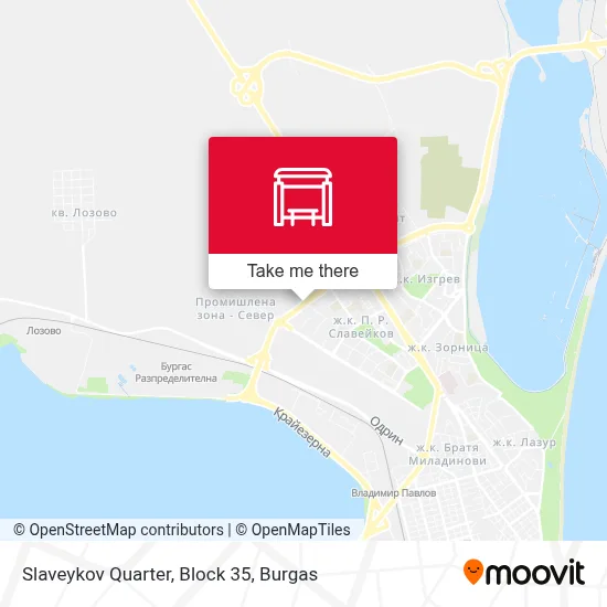 Slaveykov Quarter, Block 35 map
