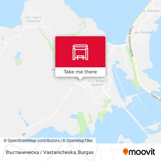 Въстаническа / Vastanicheska map