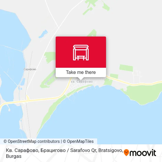 Карта Кв. Сарафово, Брацигово / Sarafovo Qr, Bratsigovo