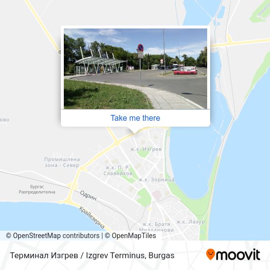 Карта Терминал Изгрев / Izgrev Terminus