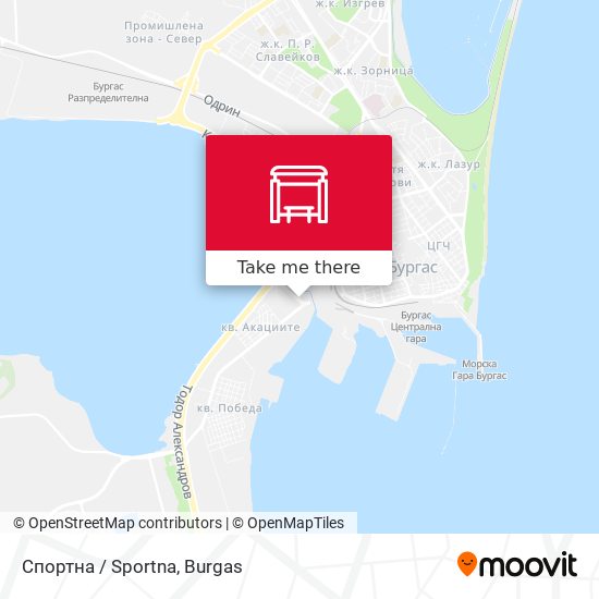 Спортна / Sportna map