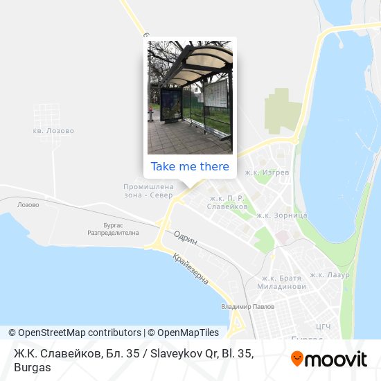 Ж.К. Славейков, Бл. 35 / Slaveykov Qr, Bl. 35 map