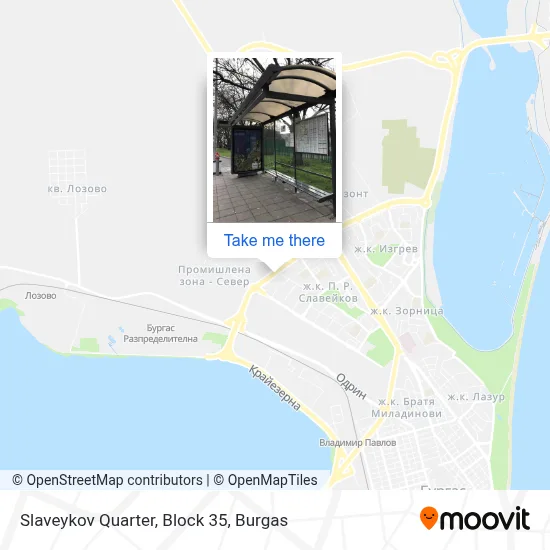 Slaveykov Quarter, Block 35 map