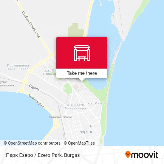 Карта Парк Езеро / Ezero Park