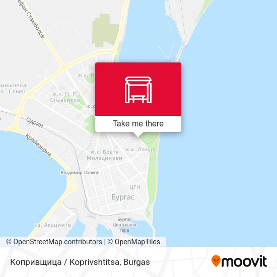 Карта Копривщица / Koprivshtitsa