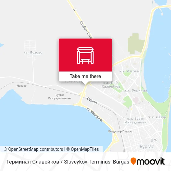 Карта Терминал Славейков / Slaveykov Terminus
