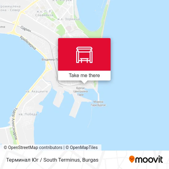 Карта Терминал Юг / South Terminus