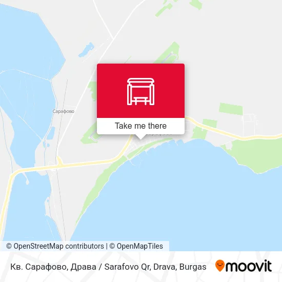 Карта Кв. Сарафово, Драва / Sarafovo Qr, Drava