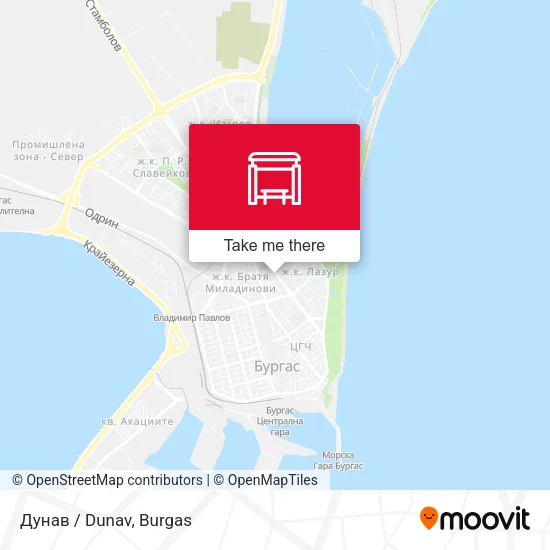 Карта Дунав / Dunav