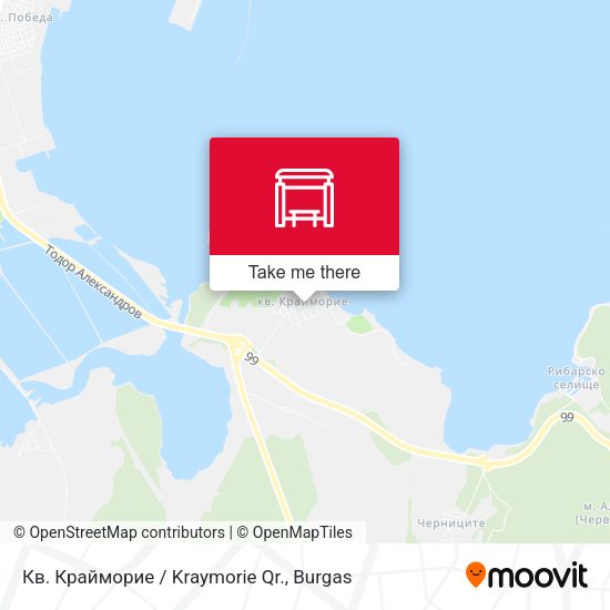 Карта Кв. Крайморие / Kraymorie Qr.
