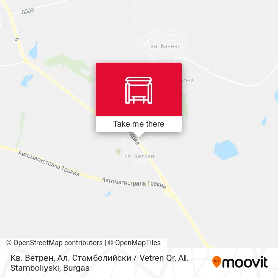 Карта Кв. Ветрен, Ал. Стамболийски / Vetren Qr, Al. Stamboliyski