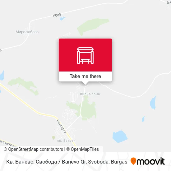 Карта Кв. Банево, Свобода / Banevo Qr, Svoboda