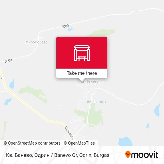 Карта Кв. Банево, Одрин / Banevo Qr, Odrin