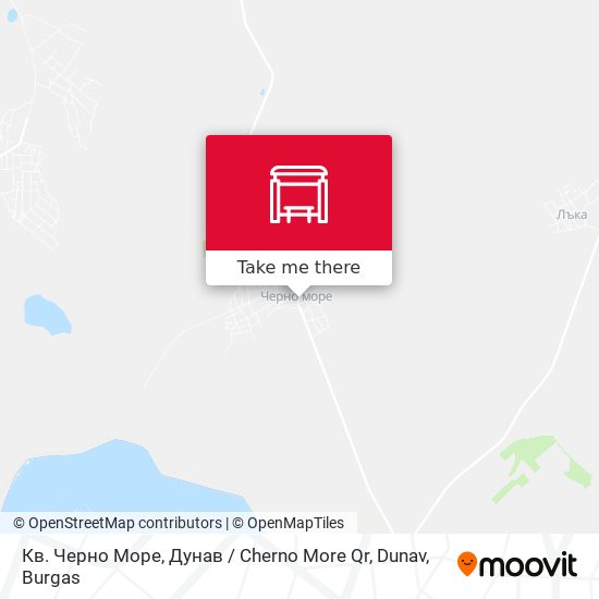 Карта Кв. Черно Море, Дунав / Cherno More Qr, Dunav