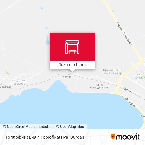 Карта Топлофикация / Toplofikatsiya