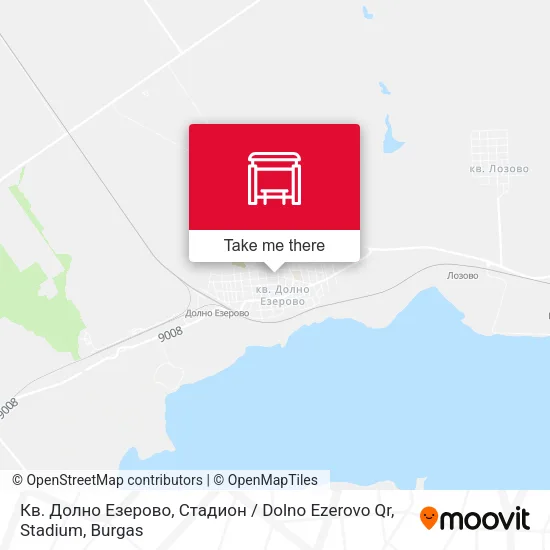 Карта Кв. Долно Езерово, Стадион / Dolno Ezerovo Qr, Stadium