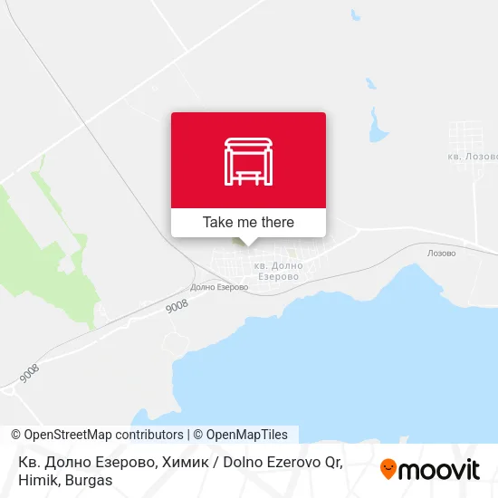 Карта Кв. Долно Езерово, Химик / Dolno Ezerovo Qr, Himik
