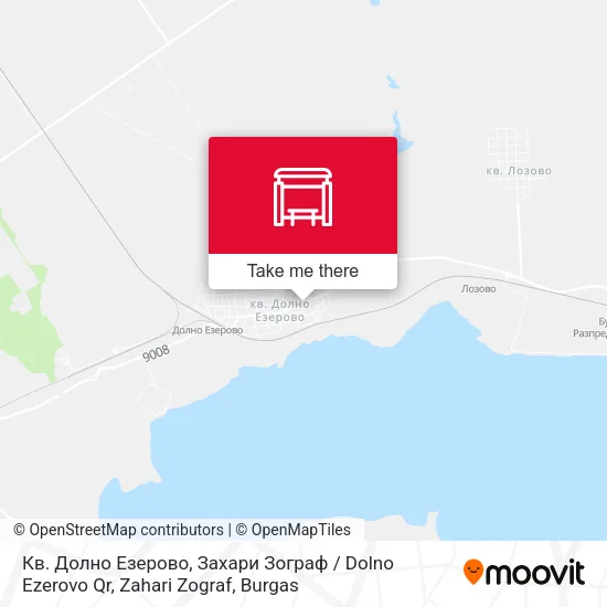 Карта Кв. Долно Езерово, Захари Зограф / Dolno Ezerovo Qr, Zahari Zograf