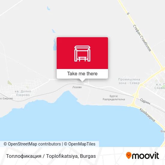 Карта Топлофикация / Toplofikatsiya