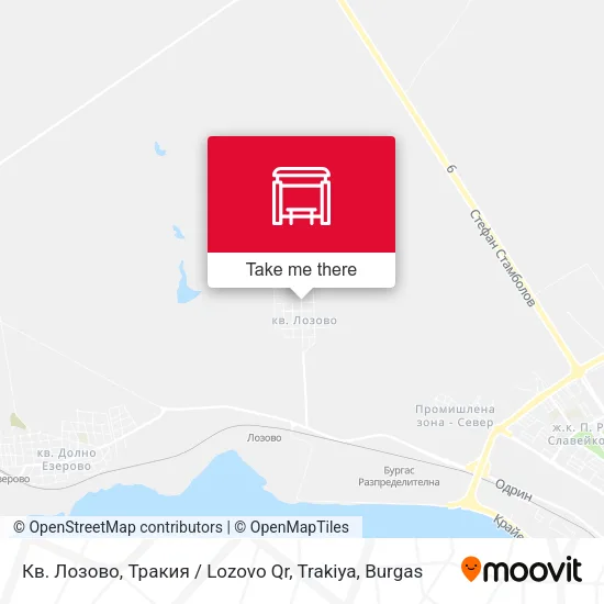 Карта Кв. Лозово, Тракия / Lozovo Qr, Trakiya