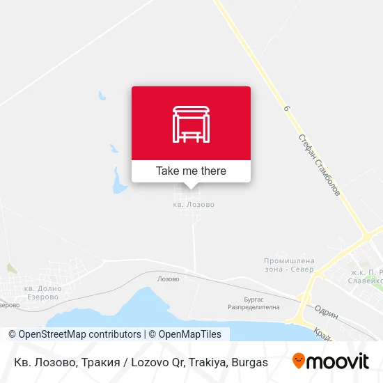 Карта Кв. Лозово, Тракия / Lozovo Qr, Trakiya